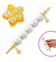 İnci Kulp 96 mm Altın Gold Mutfak Kulpu Çekmece Dolap Kapak Kulbu Metal Mobilya Dolabı Kulpları
