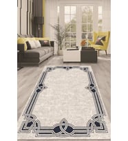 Dijital Kaymaz Taban Yıkanabilir Modern Renkli Salon Halısı Mutfak Halısı Yolluk ND-HT-233 (Mavi)