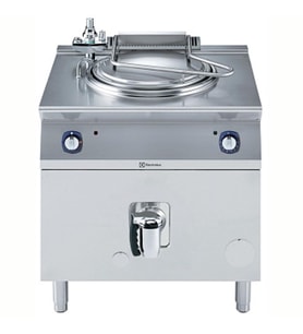 Electrolux Professional Endüstriyel 60 Lt Gazlı Kaynatma Kazanı, Aısı316, İndirek Isıtmalı, Basınç Sviçli, Cekete Otomatik Su Doldurma Özelliği, Derinlik 730 Mm - 800 Mm E7BSGHINFR