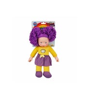 Sunman Gökkuşağı Bebekleri Dolgu Bebek 35Cm 23457 Mor Saçlı