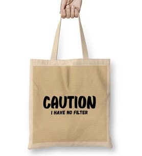 Sarcasm Funny Comment Quotes Gift - Sarcastic Women And Men Humorous Saying Bez Çanta Uzun Saplı