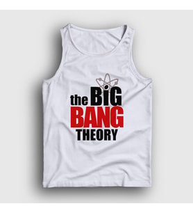 Presmono Unisex Beyaz Logo The Big Bang Theory Atlet 181413tt