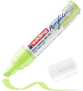 Edding 5000 Akrilik Boyama Markörü 5-10 mm Kesik Uç PASTEL YEŞİL 