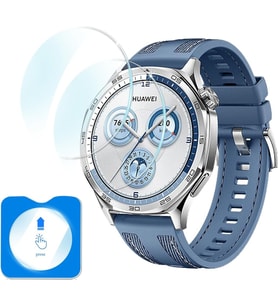 Huawei Watch GT 3 46mm Kolay Uygulama Aparatlı Cam Ekran Koruyucu 01 (PRO Değild (Renksiz)