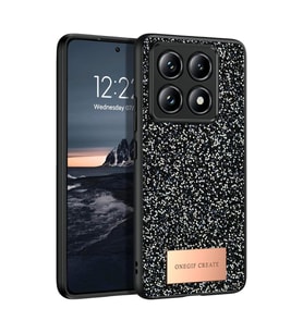 Onegif Xiaomi Mi 14t Pro Bright Simli Kapak - Siyah