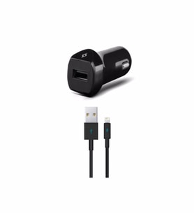 Ttec Speedcharger Araç Şarj Aleti 2.1A Lightning Kablolu Siyah