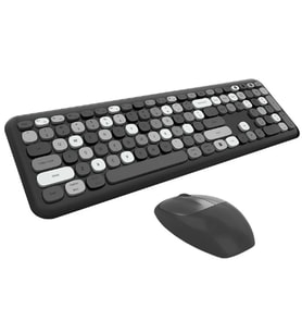 Mofii No666 Siyah Gri Klavye Mouse Set
