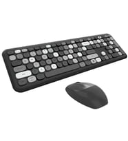 Mofii No666 Siyah Gri Klavye Mouse Set