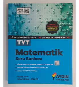 AYDIN YAYINLARI TYT MATEMATİK SORU BANKASI
