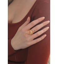 Ayarlanabilir Gold Renk Yılan Yüzük (Altın)