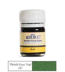 Artdeco Metalik Kumaş Boyası 241 Koyu Yeşil 
