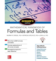 Schaum'S Outline Of Mathematical Handbook Of Formulas And Tables, Fifth Edition (Krem)
