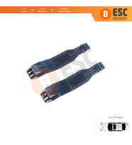 Ford Focus MK2 2004-2007 Makyajsız Kasa C-Max 2003–2007 1324270 İçin 2 Adet Ön Far Bağlantı Ayağı