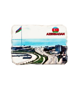 Azerbaycan Bakü Kırık Magnet (Karışık)