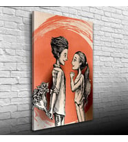 Sevgililer Kanvas Tablo 50 x 70