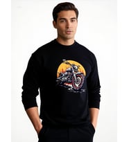 MOTOR UNİSEX SWEATSHİRT (Siyah)