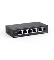 Ruijie Reyee RG-ES105D 5 Port 10/100 Fast Ethernet Tak Çalıştır Switch Metal Kasa (Siyah)