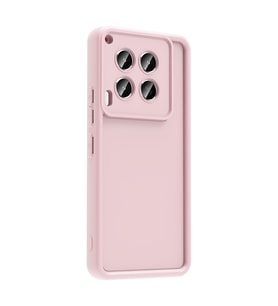 Tecno Camon 30 Kılıf Kamera Korumalı Ananas Silikon Kapak (Pembe)