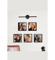 Yapışkanlı Sök Tak Pola Çerçeveler 12x12cm ve Dekoratif Aplik