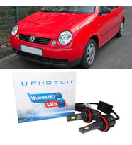 Vw Lupo Led Xenon Uzun+Kısa Far Ampulü H4 Ultimate 9500 Lumens Yeni Seri Beyaz