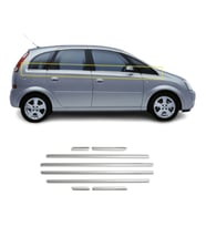 Opel Meriva A Krom Cam Çıtası 8 Parça 2003-2010 Arası P.Çelik