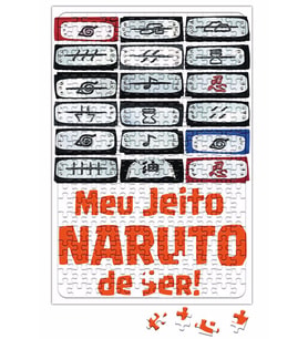 Meu Jeito Naruto de Ser Puzzle 240 Parça Yapboz