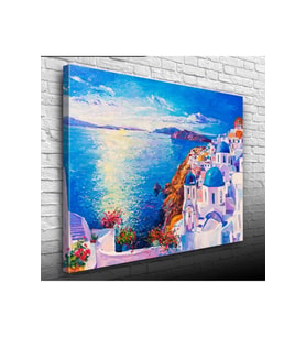 Santorini Canvas Tablo (50x70)