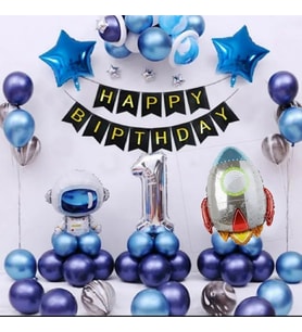 Astronot Uzay Temalı Balon Seti-