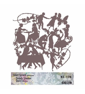 Cadence Siluet (Kenarsız) Stencil KS-178 