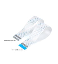 FFC-0.5MM 10 PİN Esnek Kablo 10Cm Düz (Forward Direction) x 1 Adet (rf075) (Beyaz)