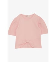 Breeze Kız Çocuk Crop Tişört Göbek Dekolte Detaylı 8-14 Yaş, Pembe