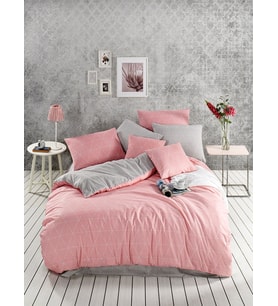 BEGENALHOME   Ranforce Light  Pudra  Dream Nevresim Takımı  Çift Kişilik