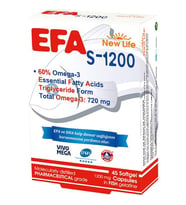 New Life Efa S 1200 Balık Yağı 45 Kapsül