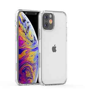 Apple iPhone 12 Mini Kılıf Zore Coss Şeffaf Sert Silikon Kılıf (Renksiz)