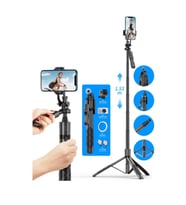 360° Bluetooth Selfie Çubuğu, Tripod ve Monopod, Uzun ve Kısa Boy Seçenekleri