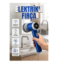 Çok Amaçlı Elektrikli Temizlik Fırçası – Mutfak Banyo Fayans ve Yüzey Temizleme Seti