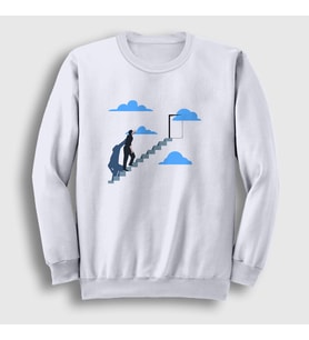 Presmono Unisex Beyaz Jim Carrey Film Truman Show Sweatshirt 480601tt