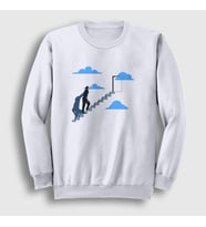 Presmono Unisex Beyaz Jim Carrey Film Truman Show Sweatshirt 480601tt