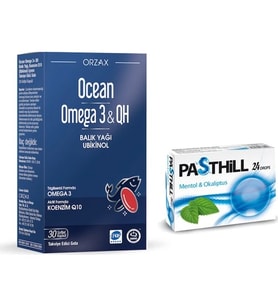 Orzax Ocean Omega 3 Qh Kapsül + Pastil