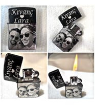 Kişiye Özel Zippo Çakmak Üzerine Lazer İle Resim Ve İsim Yazma