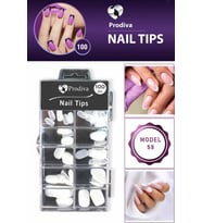Prodiva 100'lü Kutulu Takma Tırnak - Nail Tips 58 No