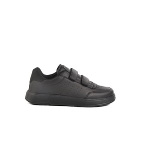 Walkway Siyah Beyaz Cırtlı Unisex Spor Ayakkabı DRK158 G