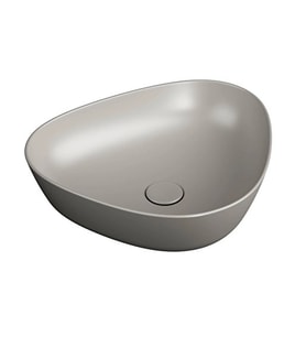 VİTRA PLURAL ÜÇGEN ALÇAK ÇANAK LAVABO 47*40 CM MAT BEJ