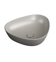 VİTRA PLURAL ÜÇGEN ALÇAK ÇANAK LAVABO 47*40 CM MAT BEJ