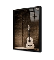 Gitar Çerçeveli Cam Tablo