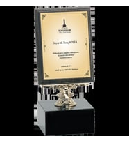 ODAK KUPA - Ahşap Plaketler - PL-002-M B - 12x16 cm