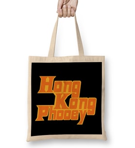 Hong Kong Phooey Logo Bez Çanta Uzun Saplı