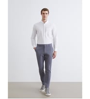 LCWAIKIKI Classic Gri Dar Kalıp Erkek Chino Pantolon