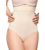 Toparlayıcı Kilotlu Slip Korse Siyah (Ten)