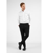 Siyah Yan Cep Düz Paça Pamuklu Comfort Fit Chino Casual Pantolon 1003255167
